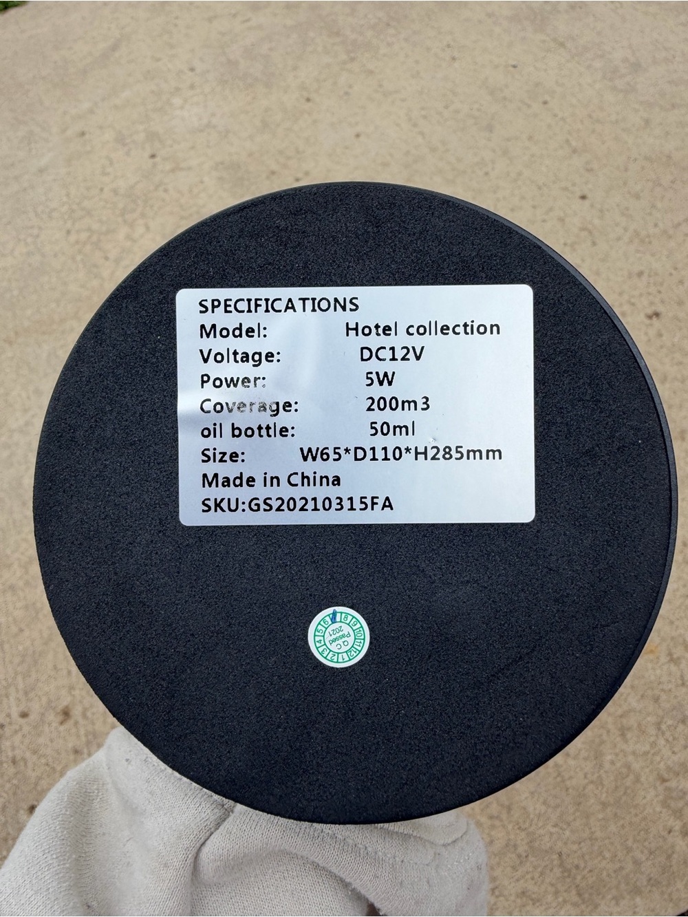 Hotel Collection Studio Pro Cold-Air Scent Diffuser Black Tower - UNIT ONLY - Picture 6 of 6